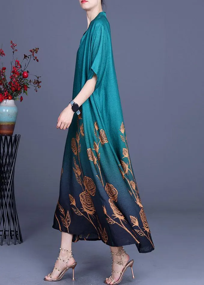 2021 Summer Women Silk Wrinkle Print Cardigan   Irregular Vest Skirt Two Piece Set