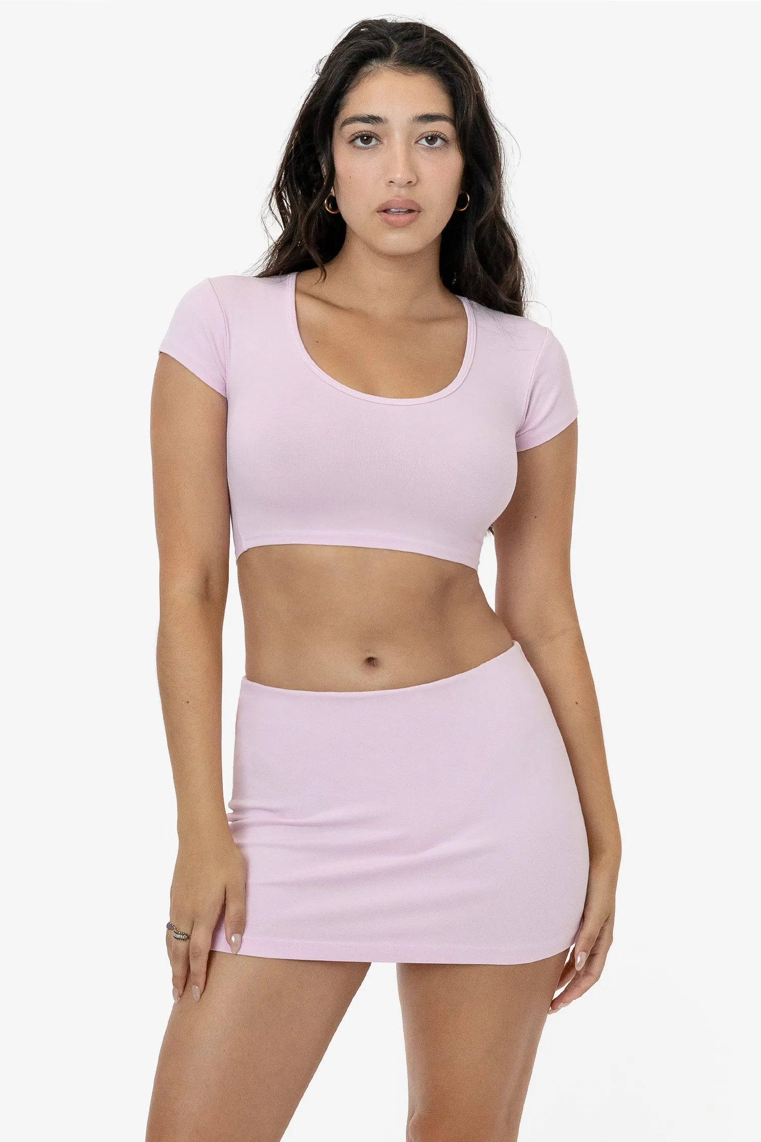 8384GD - Garment Dye Mini Tube Skort