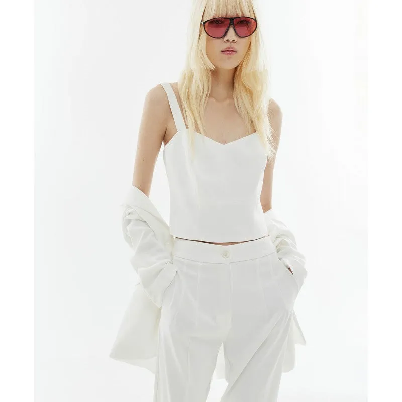 Access Off White Bustier Top