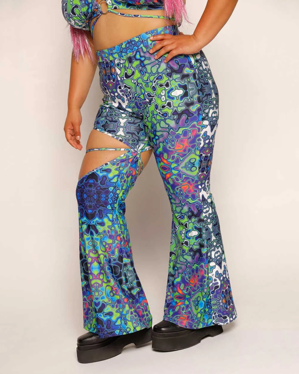 Acid Storm High-Waisted Pants