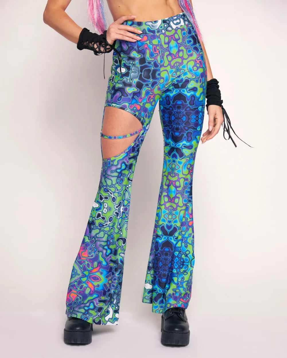 Acid Storm High-Waisted Pants