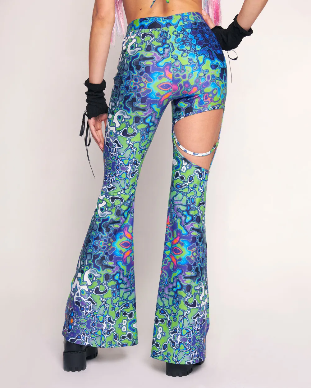 Acid Storm High-Waisted Pants