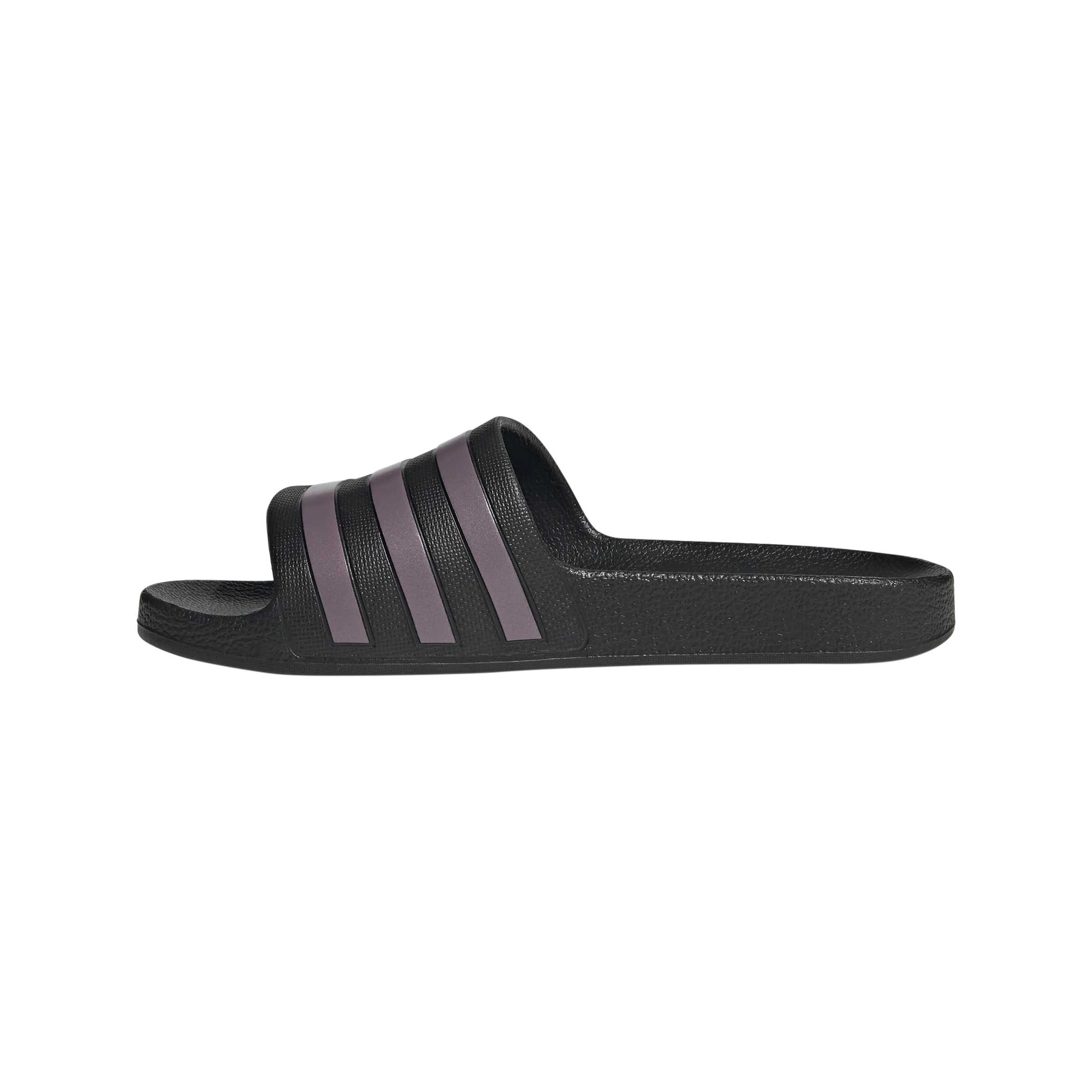 adidas Adilette Aqua Sliders - Womens - Black/Mat Purple Metallic/Black