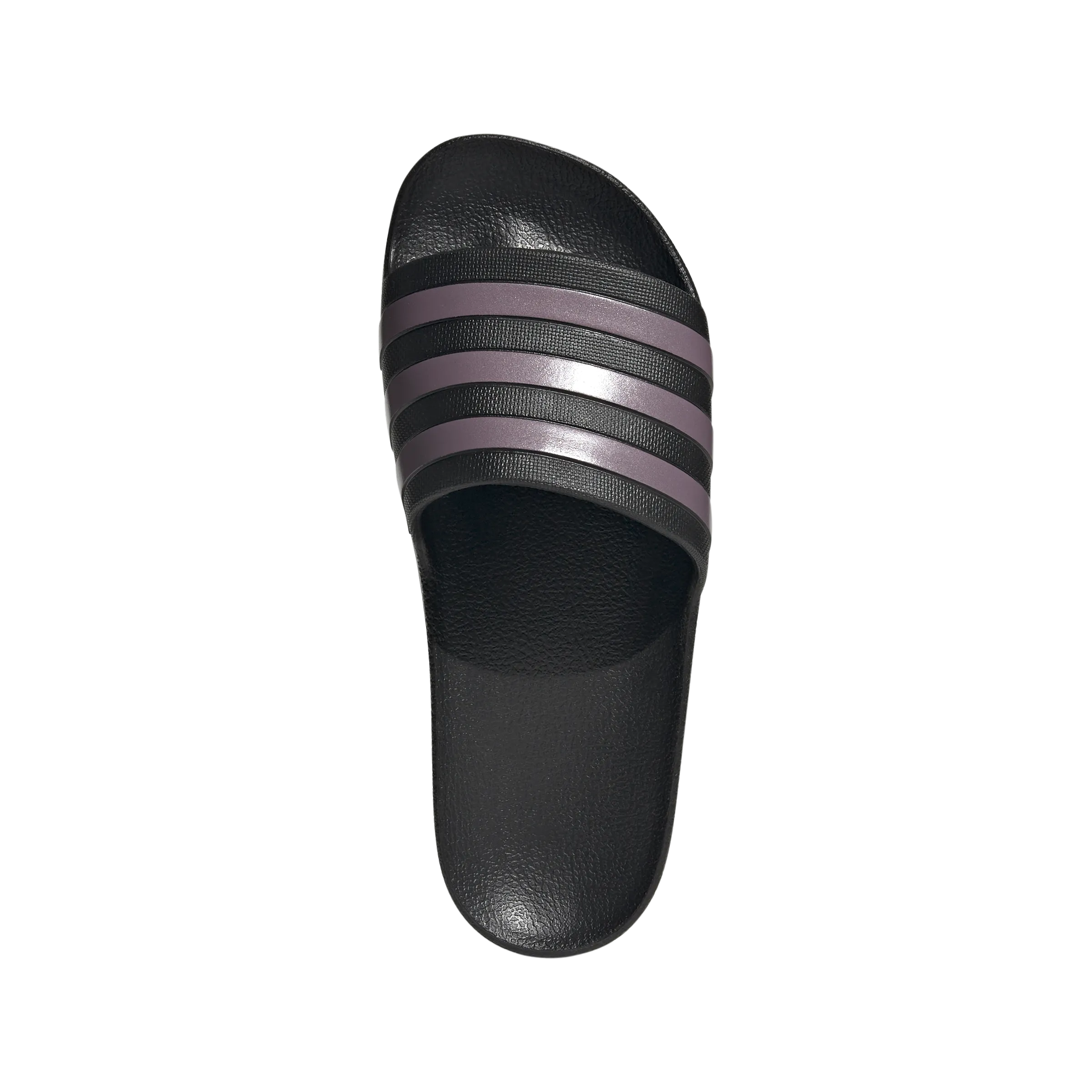 adidas Adilette Aqua Sliders - Womens - Black/Mat Purple Metallic/Black