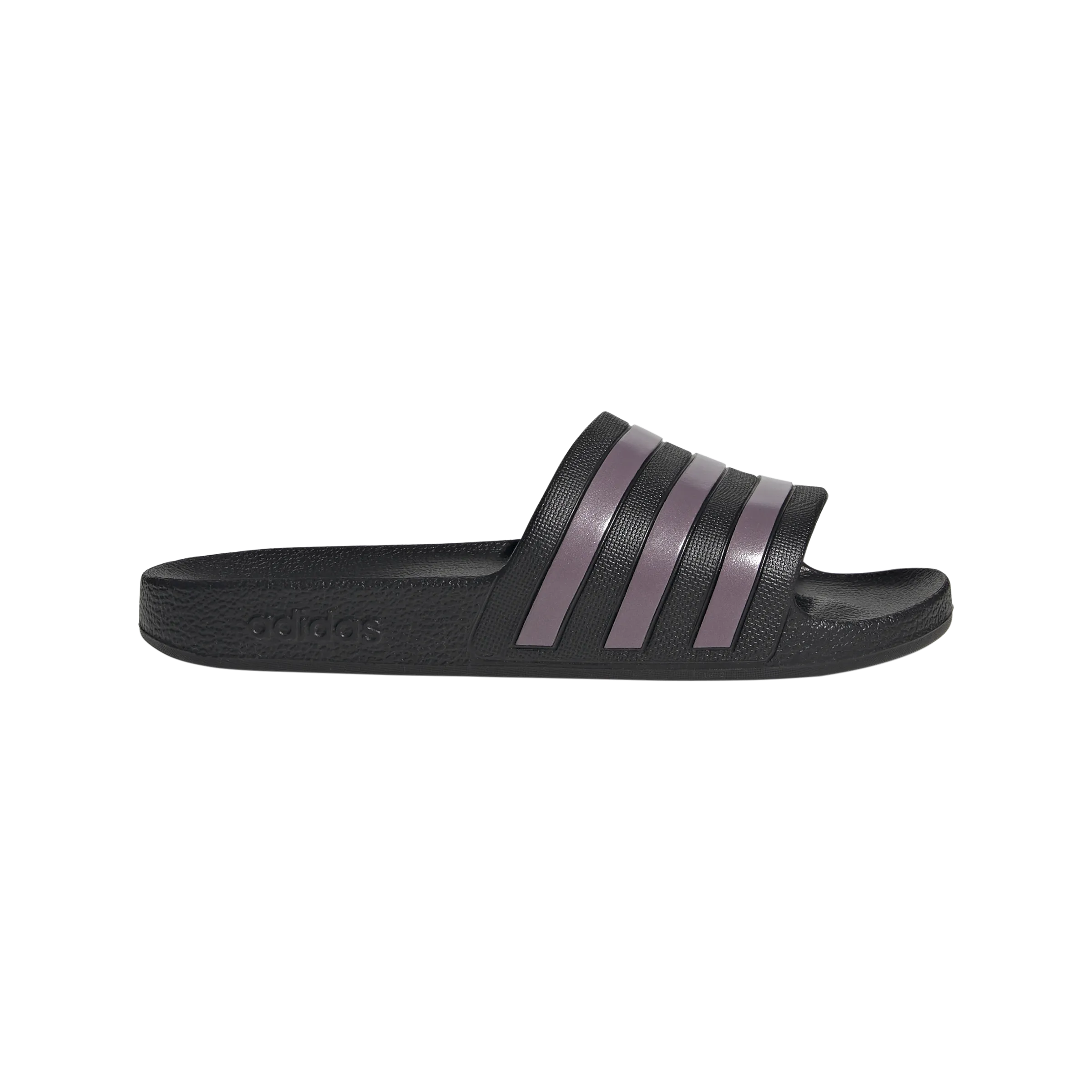 adidas Adilette Aqua Sliders - Womens - Black/Mat Purple Metallic/Black