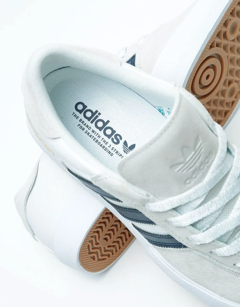 adidas Matchbreak Super Skate Shoes - Crystal White/Collegiate Navy/White