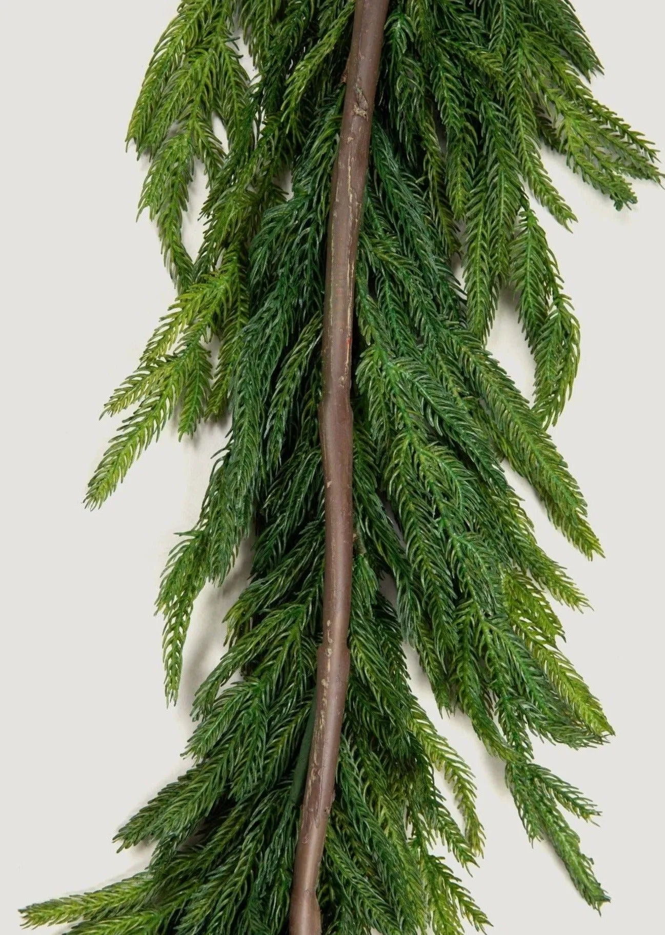 Afloral Real Touch Norfolk Pine Entry / Staircase Garland - 180" Long