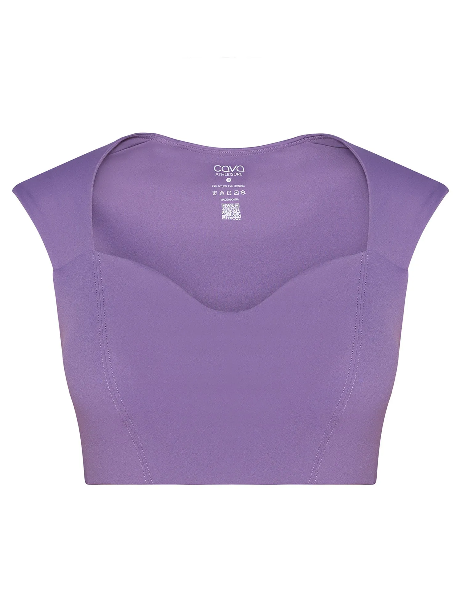 Amethyst Radiant Sweetheart Neck top