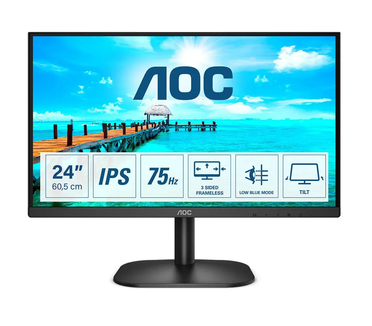 AOC 24B2XH/EU 23.8" Full HD 75Hz IPS Monitor