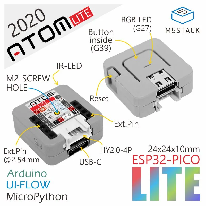 ATOM Lite ESP32 IoT Development Kit