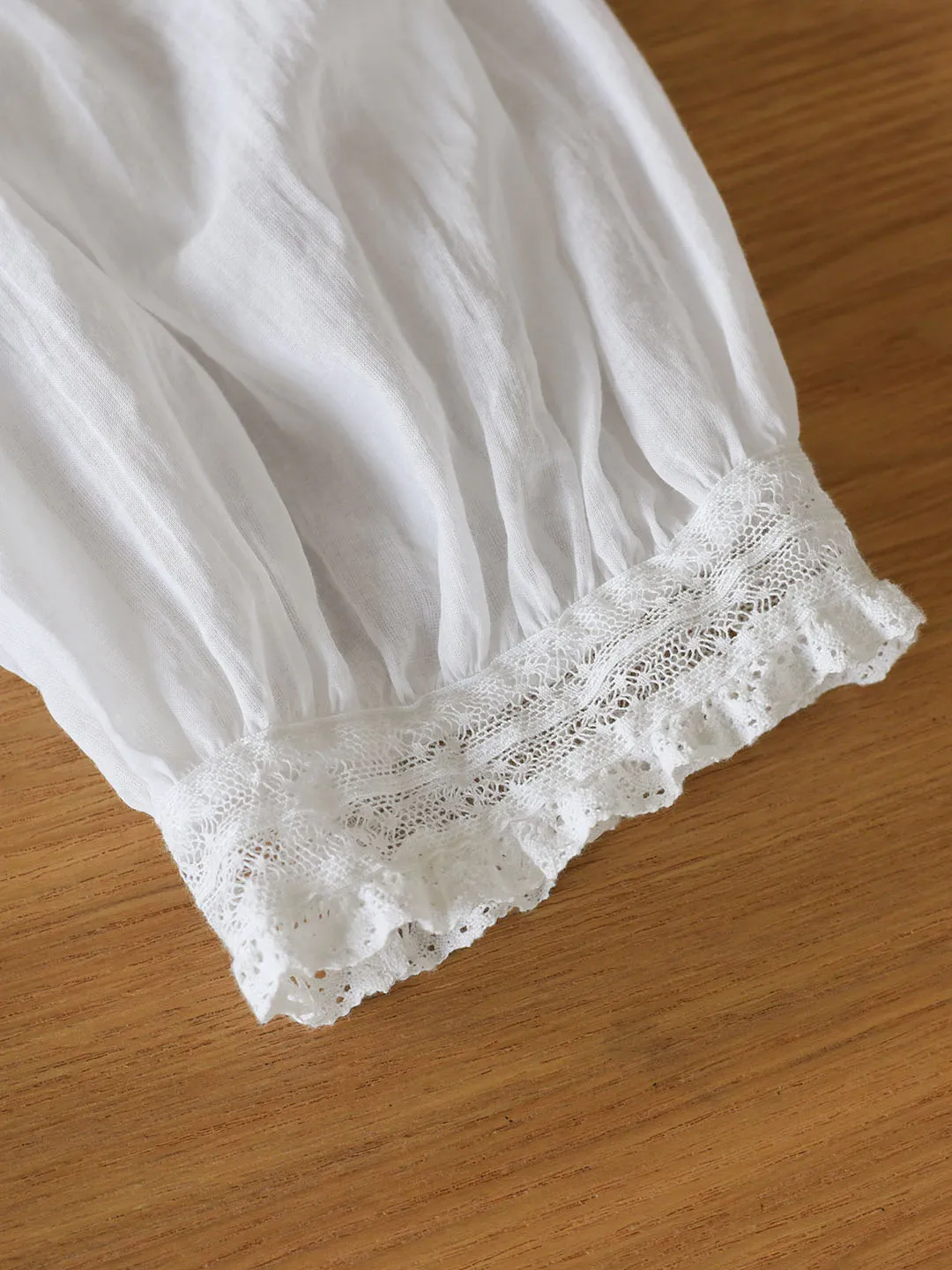 Averie Lace Panel White Dress