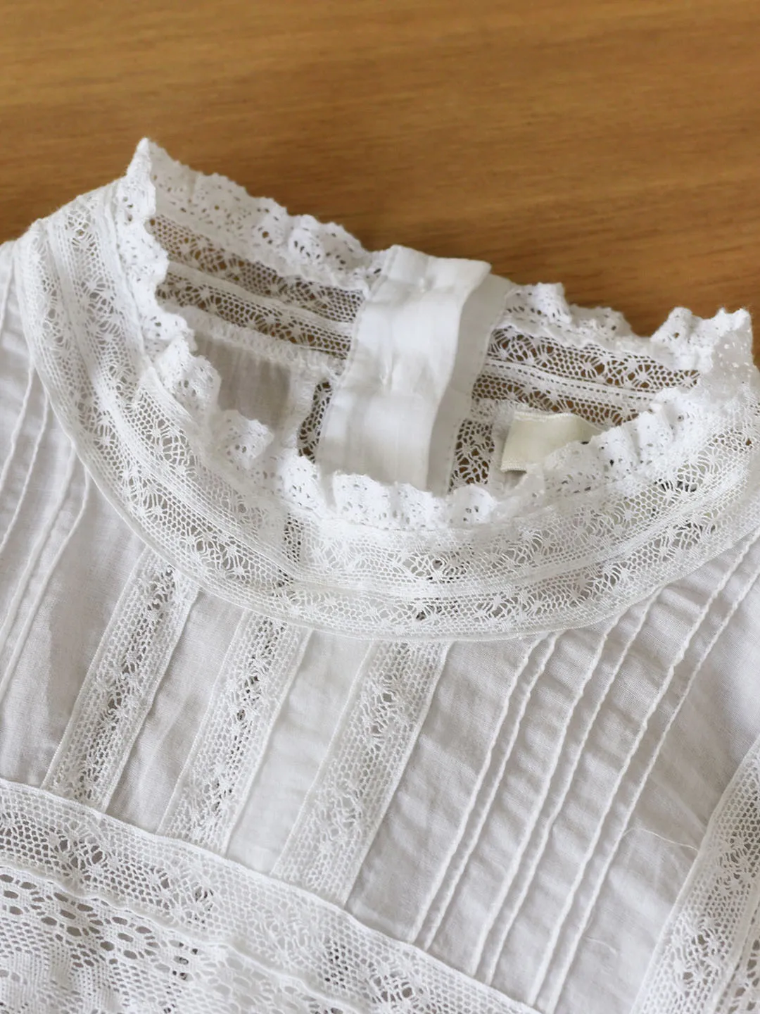 Averie Lace Panel White Dress