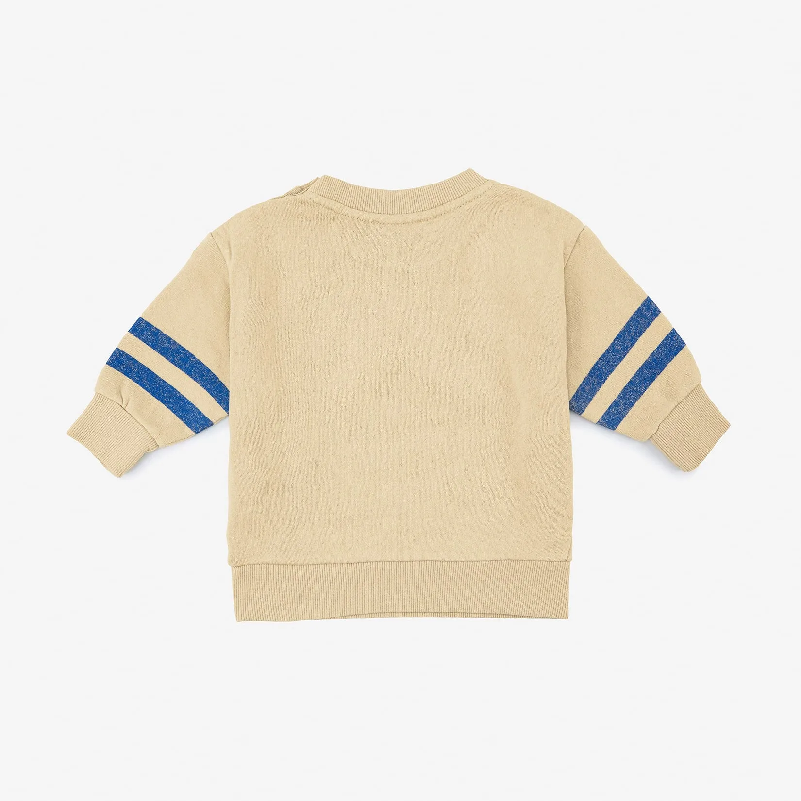 Baby Boys & Girls Beige Logo Cotton Sweatshirt