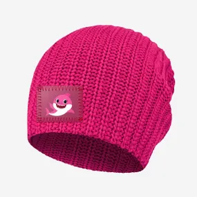 Baby Shark Mommy Shark Neon Pink Beanie