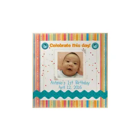 Baby Stripes Personalized Magnet