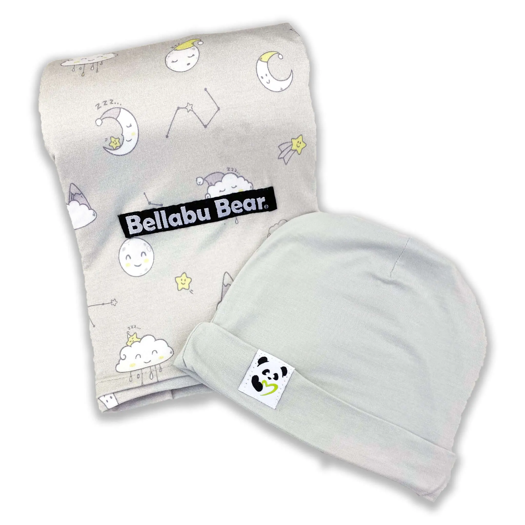 Bamboo Swaddle & Beanie Set