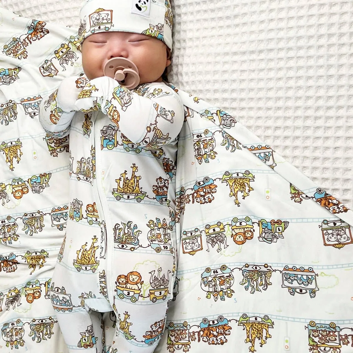 Bamboo Swaddle & Beanie Set