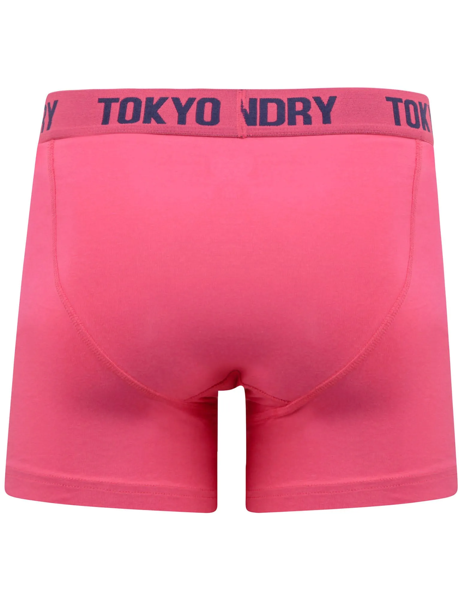 Bancroft (2 Pack) Boxer Shorts Set in Medieval Blue / Beetroot Pink - Tokyo Laundry