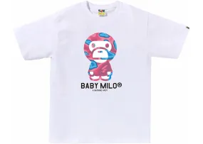 BAPE Liquid Camo Baby Milo Tee White/Purple