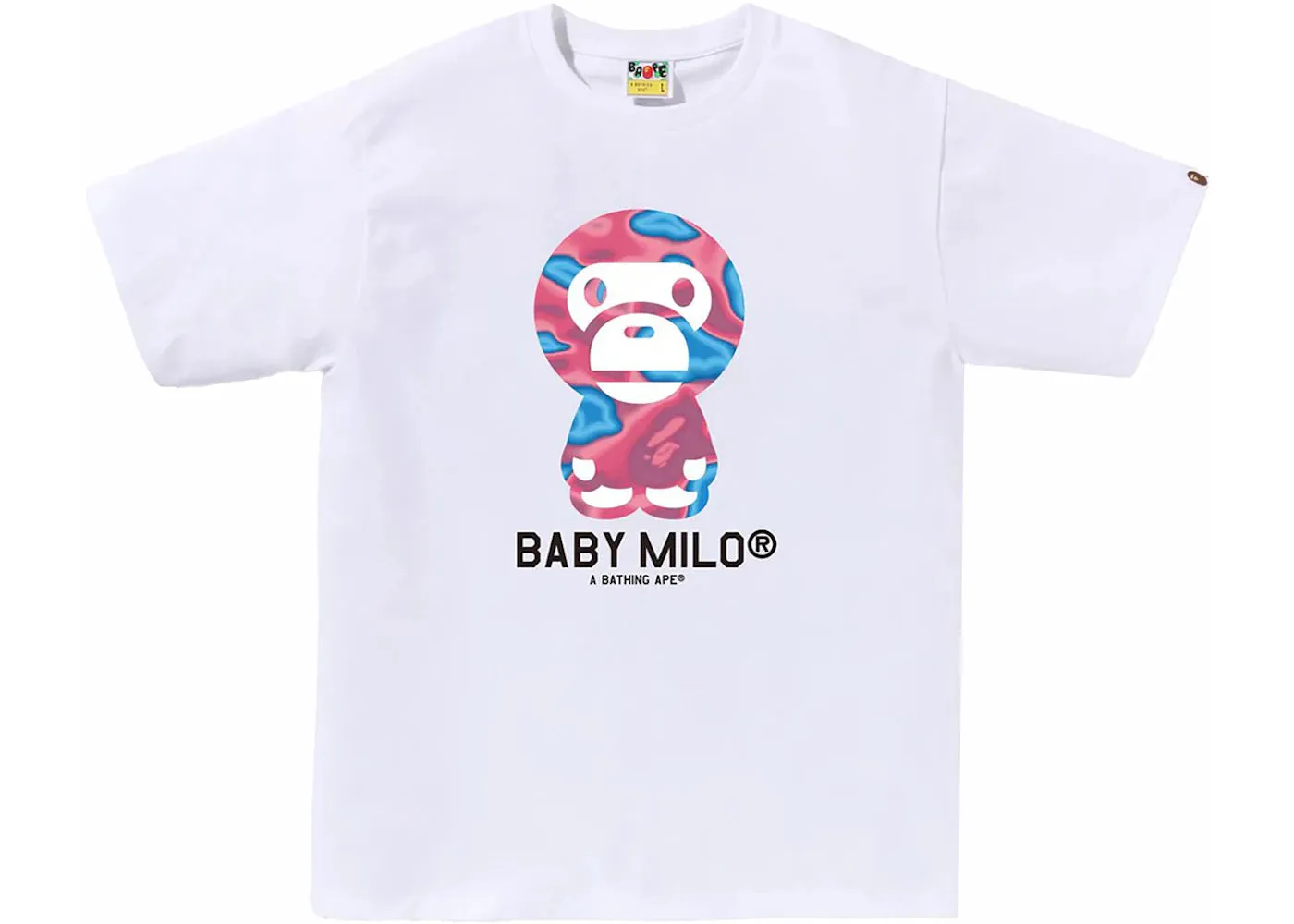 BAPE Liquid Camo Baby Milo Tee White/Purple