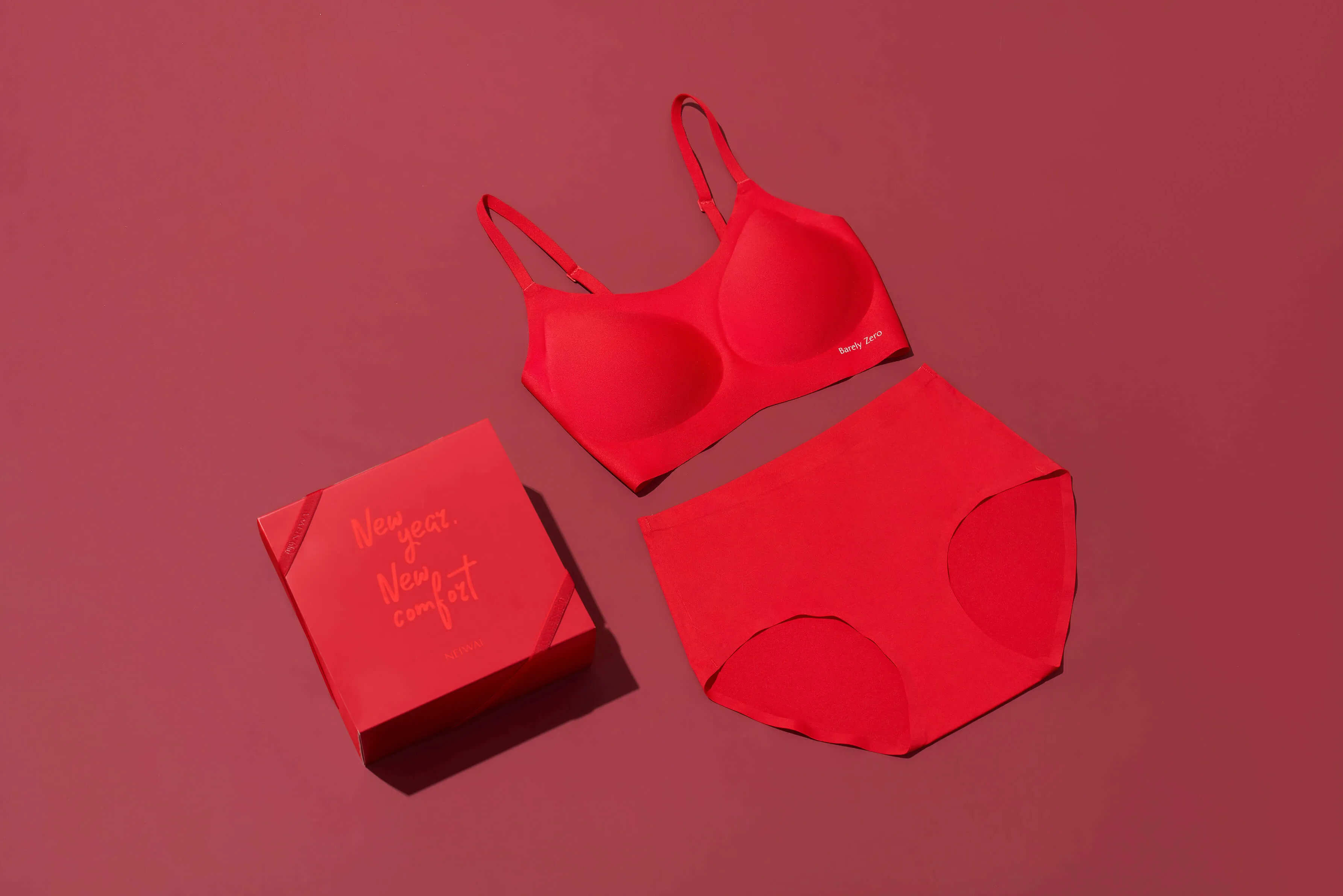 Barely Zero Spaghetti Strap Bra Gift Set