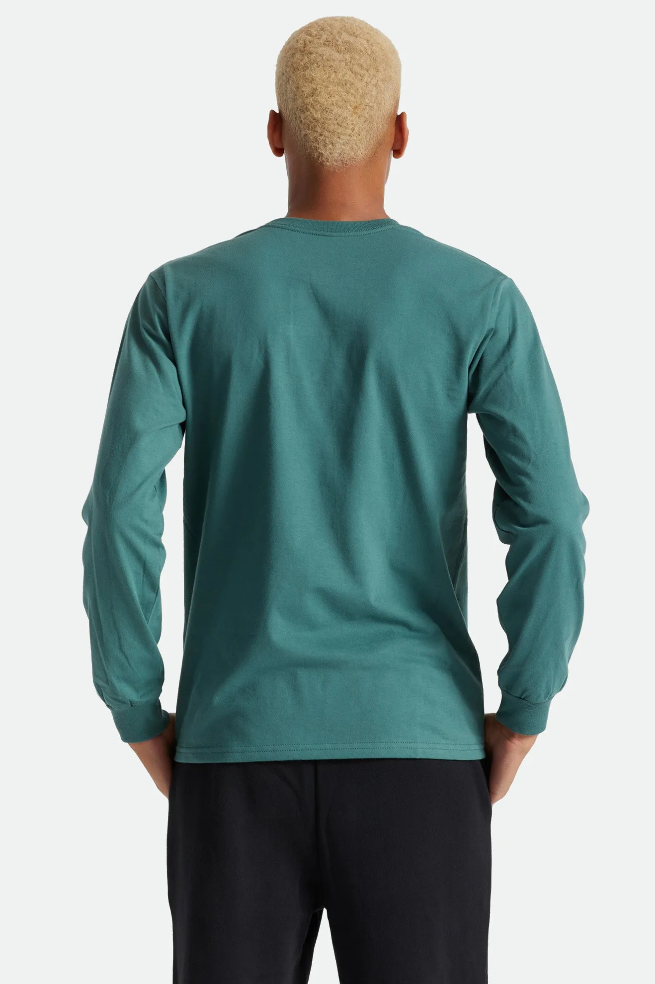 Basic L/S Tee - Silver Pine