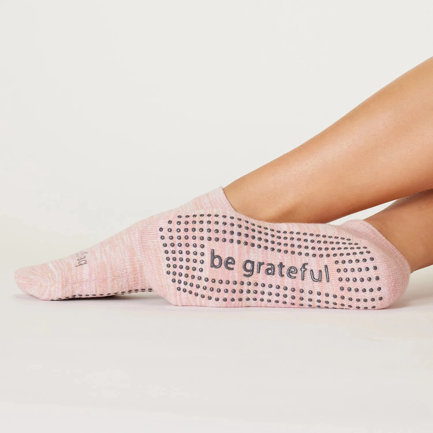 Be Grateful - Marbled Sunrise Grip Socks (Barre / Pilates)