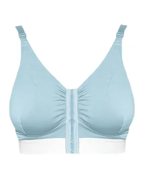 BeChill™  Compression Front Closure Blue Bralette