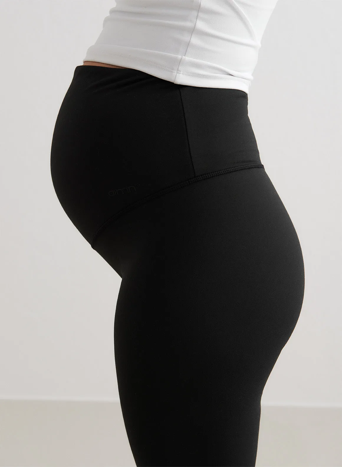 Black Sense Maternity Flare Tights