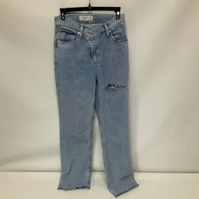 Blue Denim Jeans Straight Abercrombie And Fitch, Size 0