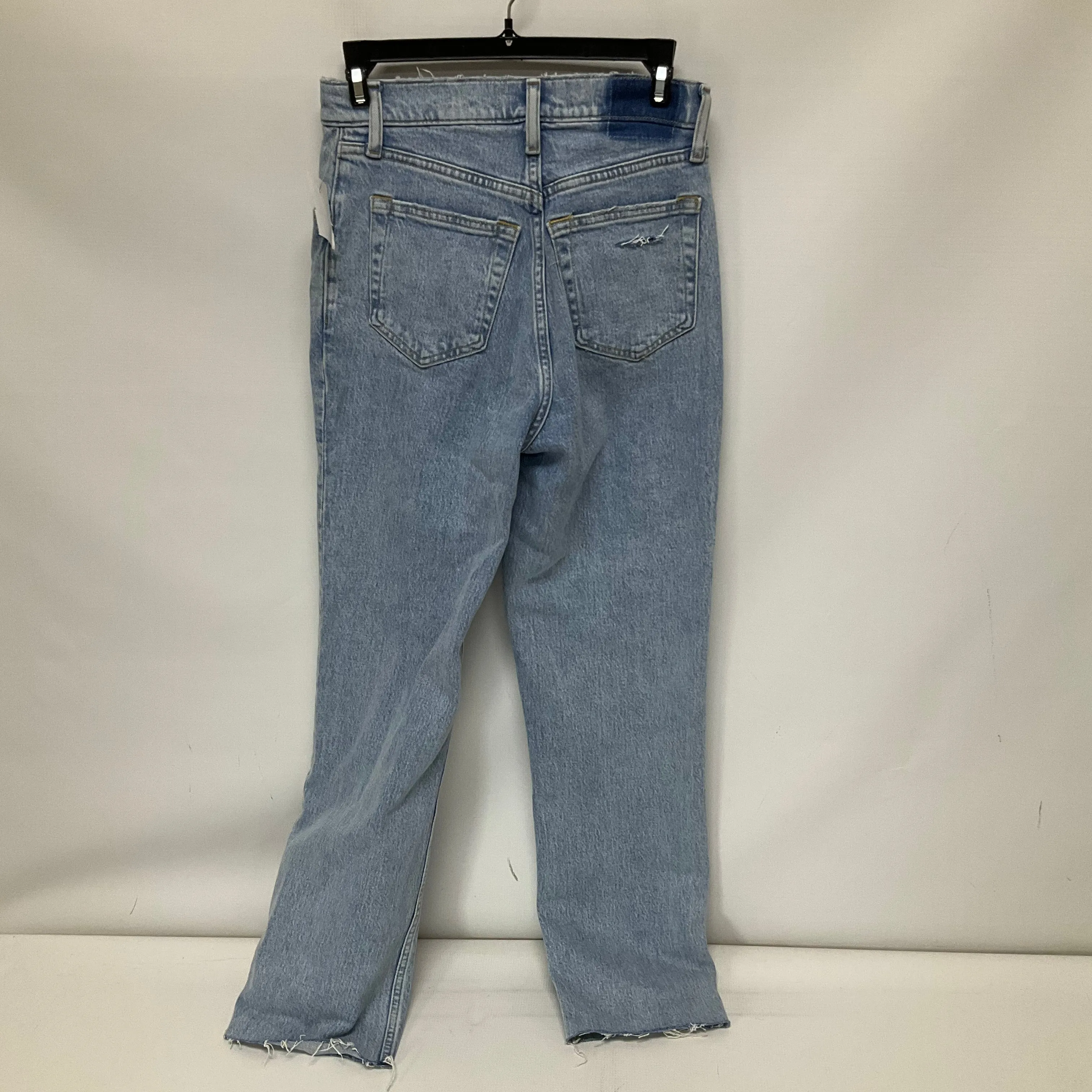 Blue Denim Jeans Straight Abercrombie And Fitch, Size 0