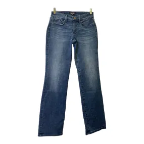 Blue Denim Jeans Straight By Not Your Daughters Jeans, Size: 0petite