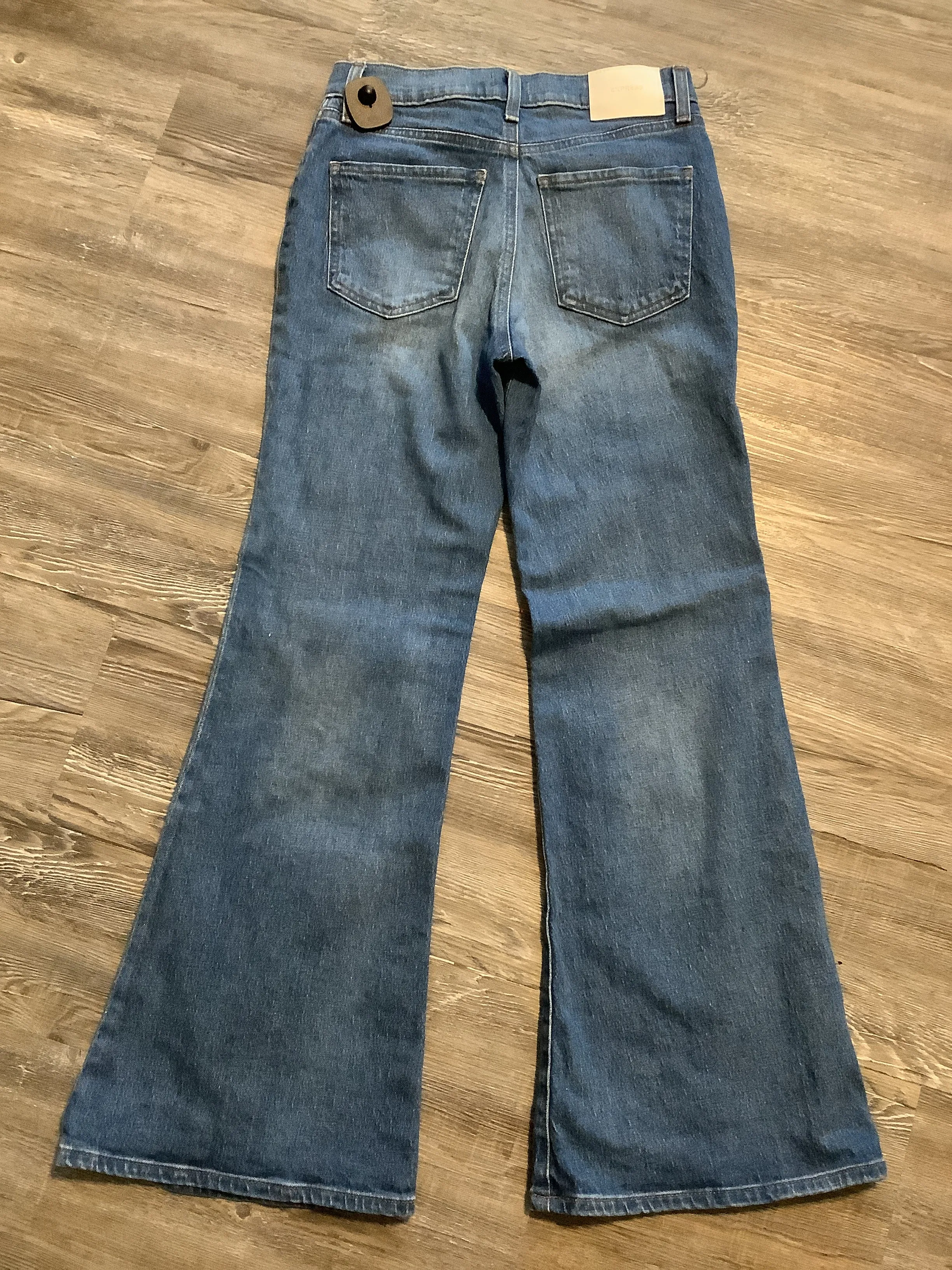 Blue Denim Jeans Straight Express, Size 0