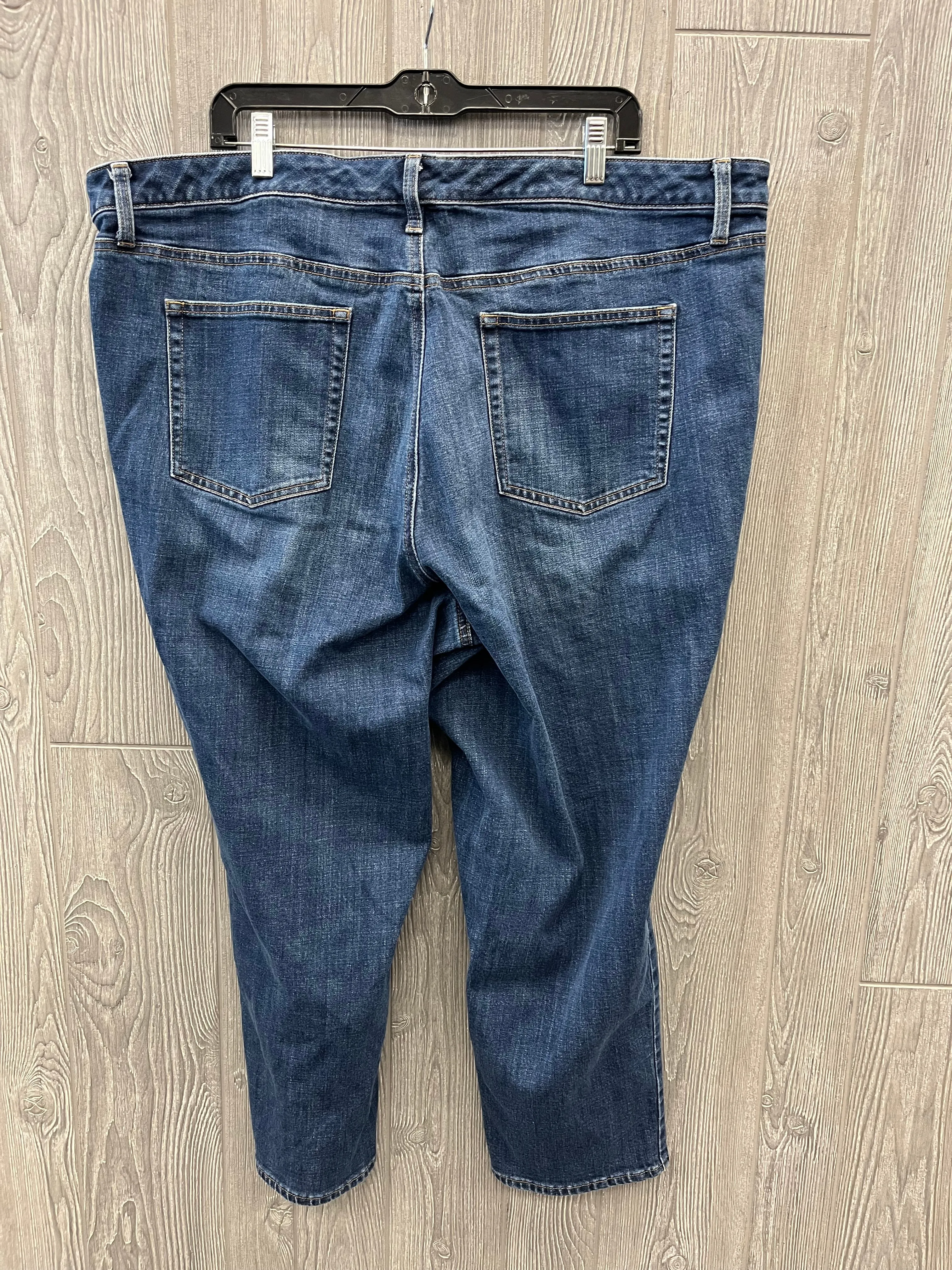 Blue Denim Jeans Straight Talbots, Size 24