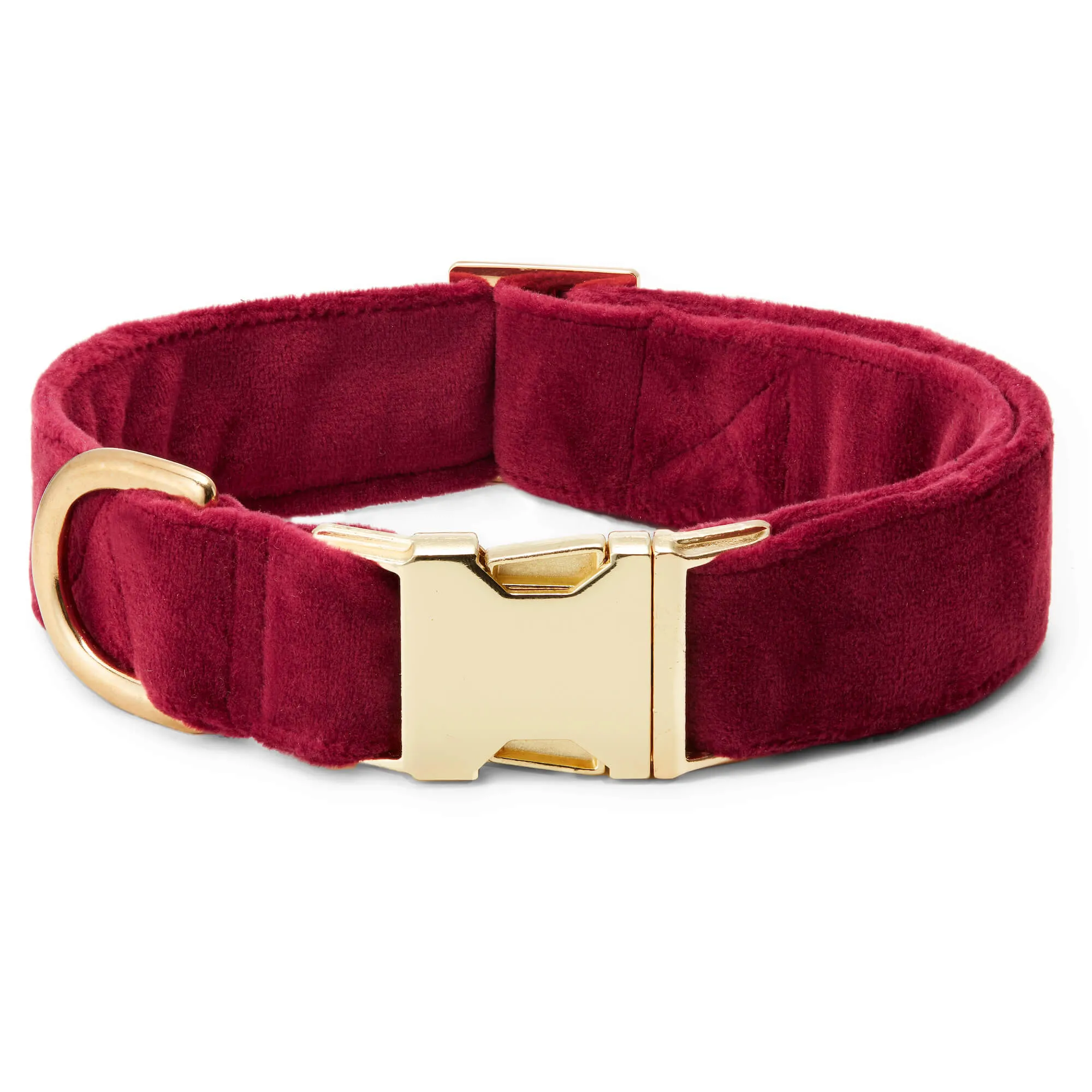 Burgundy Velvet Bow Tie Collar