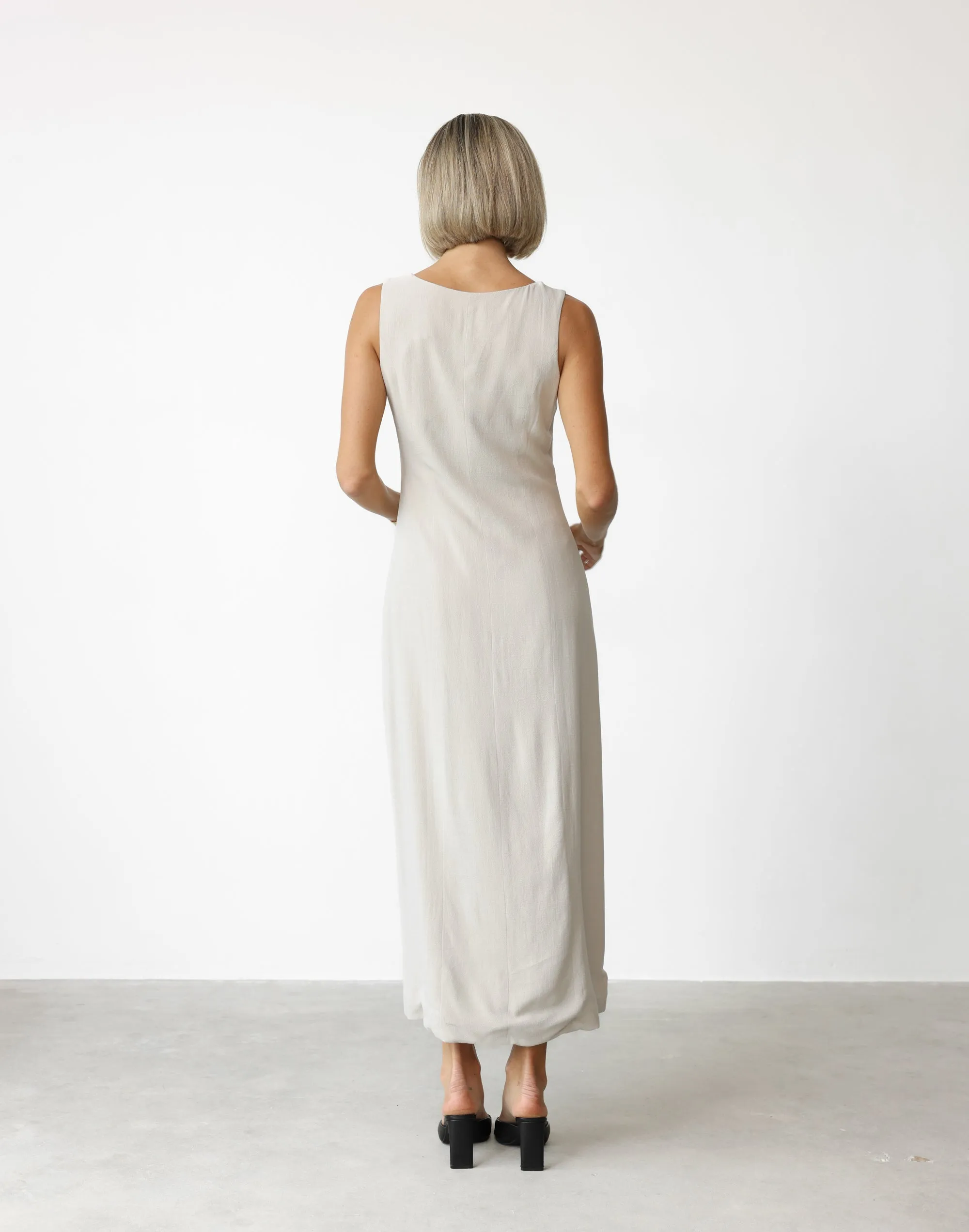 Cailey Maxi Dress (Latte)