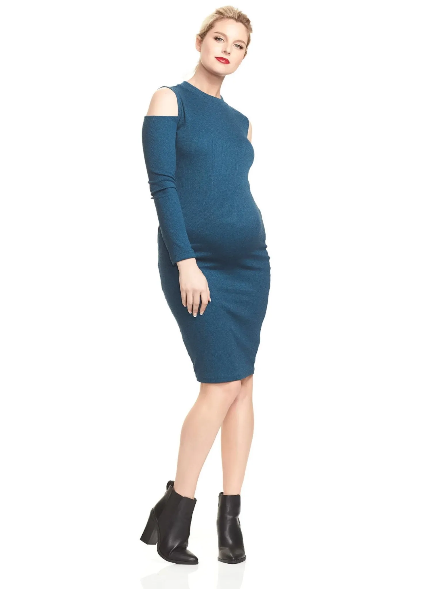 Casima Shoulder Maternity Dress