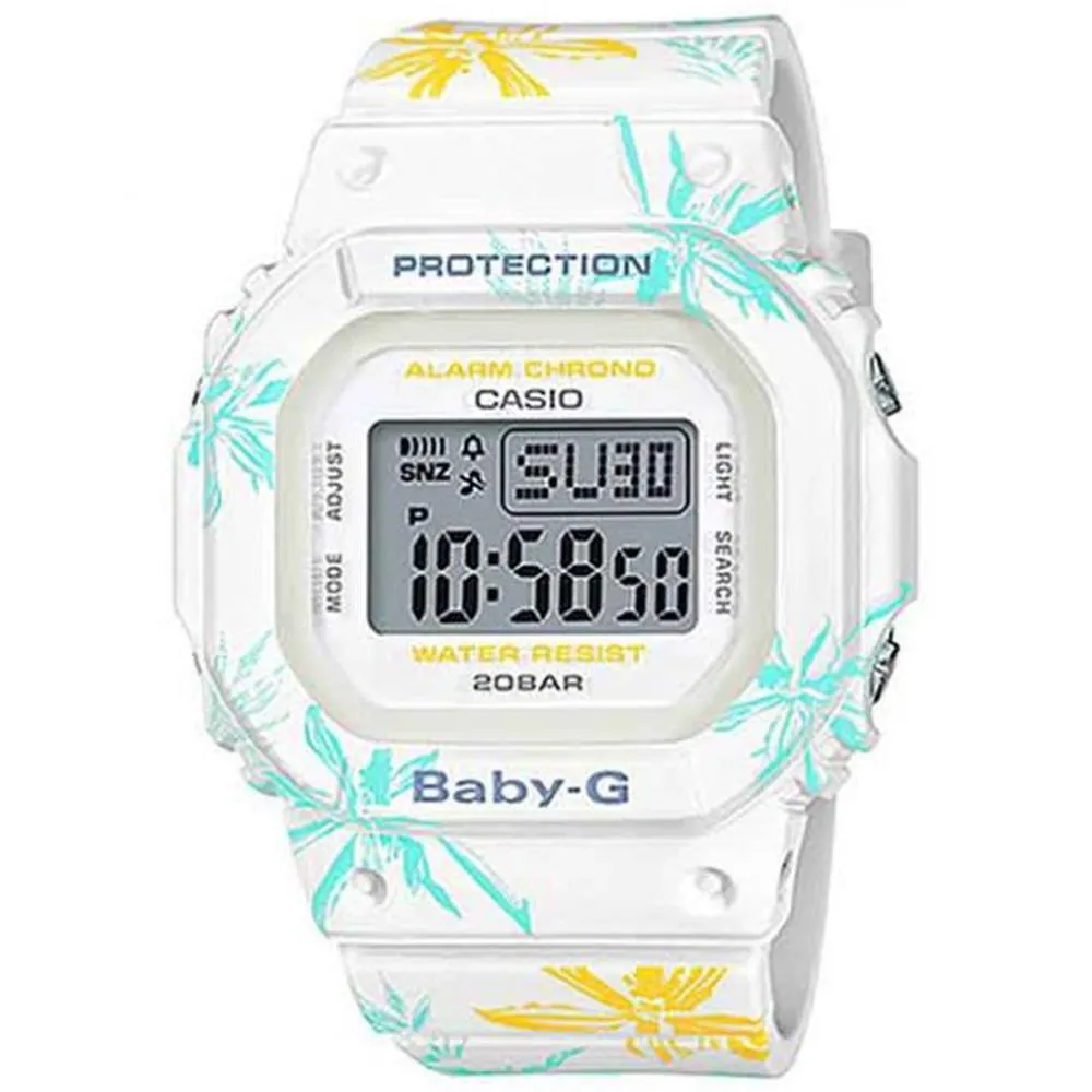 Casio BABY-G Women's Floral Digital Watch - BGD560CF-7D