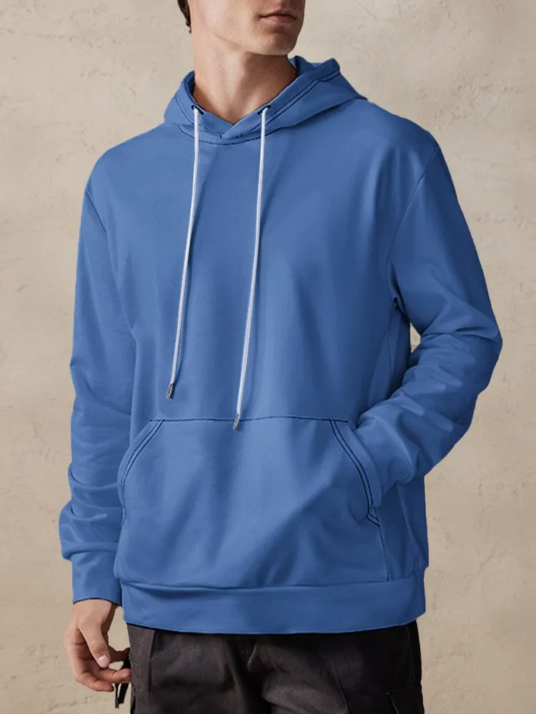 Casual Simple Pullover Hoodie