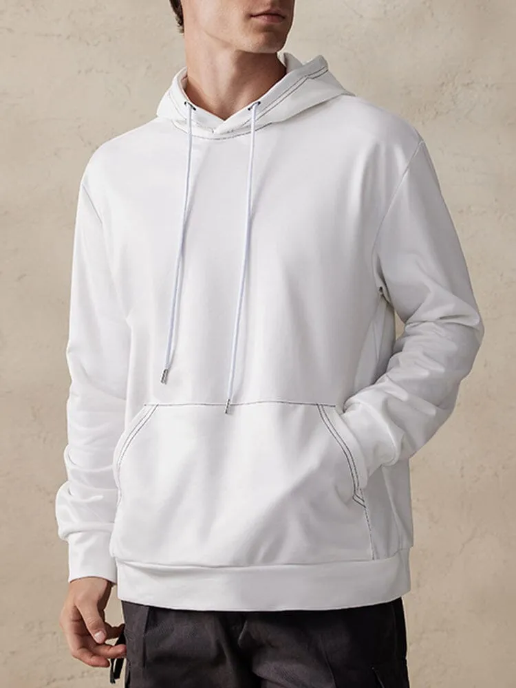 Casual Simple Pullover Hoodie