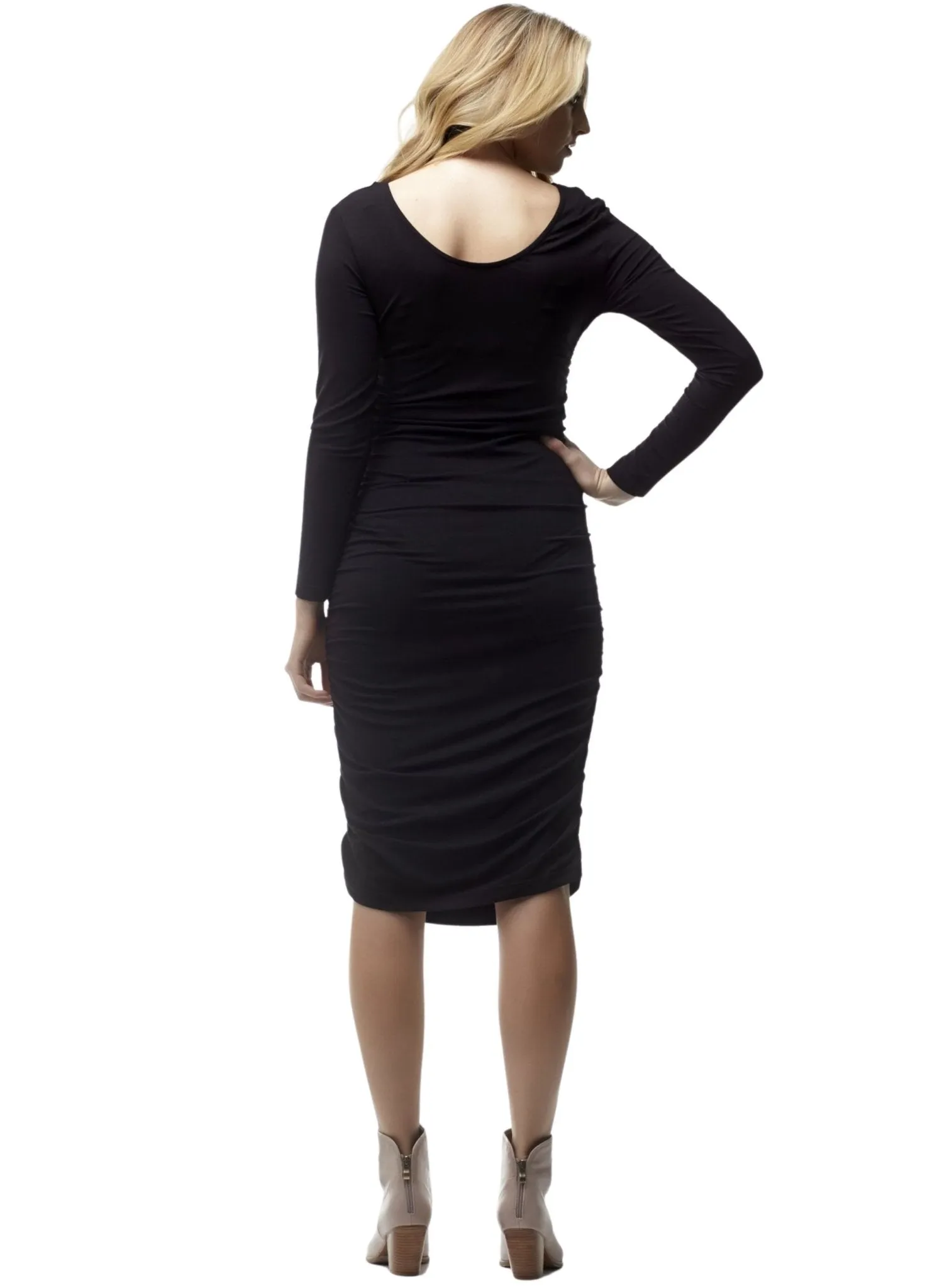 Celina Long Sleeve Maternity Dress