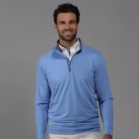 Chesapeake Blue Tour Performance Men's Golf Quarter Zip Pullover