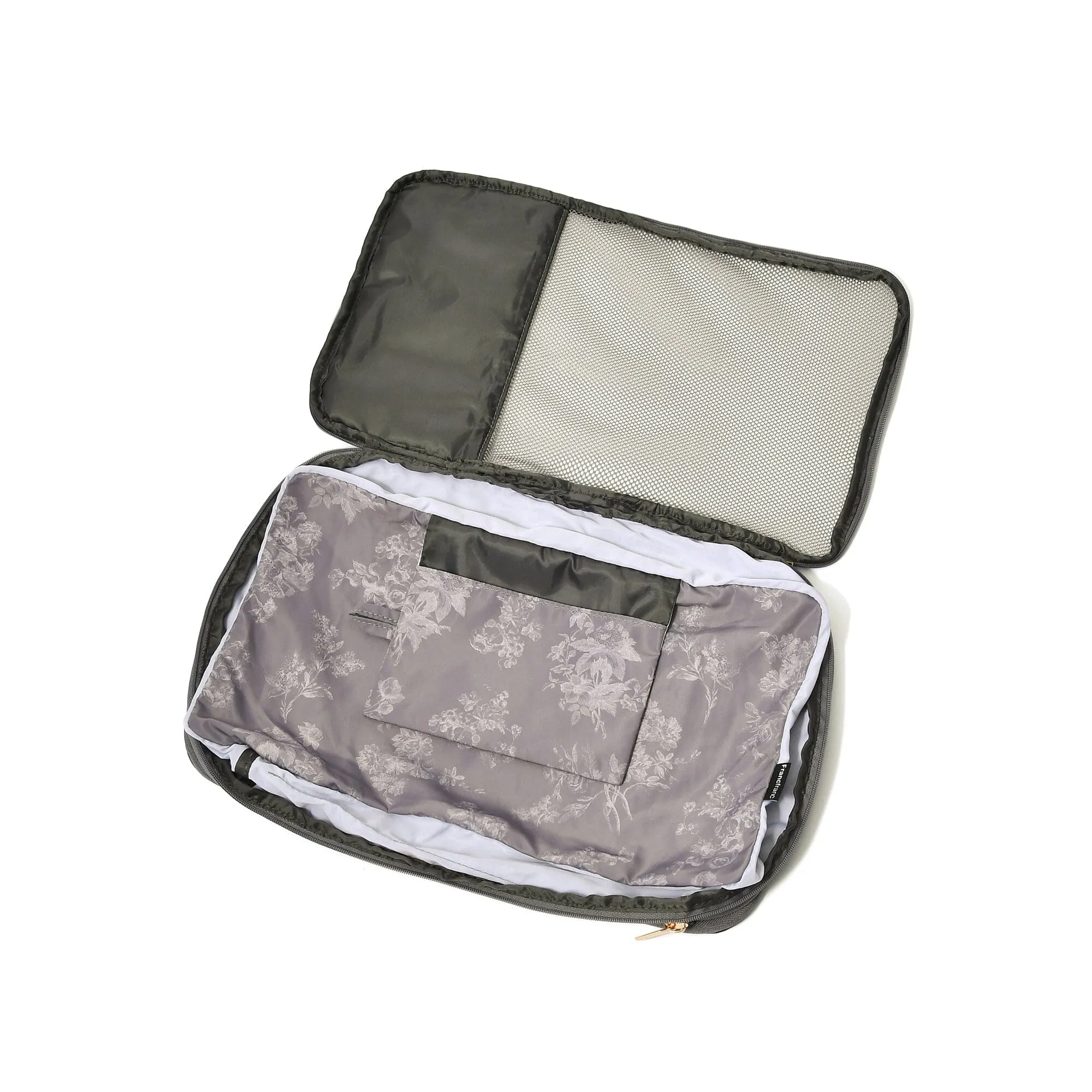 Classic Flower Compression Organizer S Dark Grey