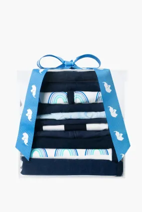 Classic Modern Layette Cuddle Box™️ - Blue