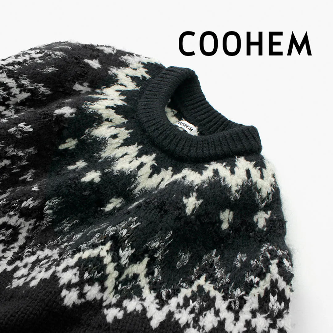 COOHEM / Nordic Knit Pullover