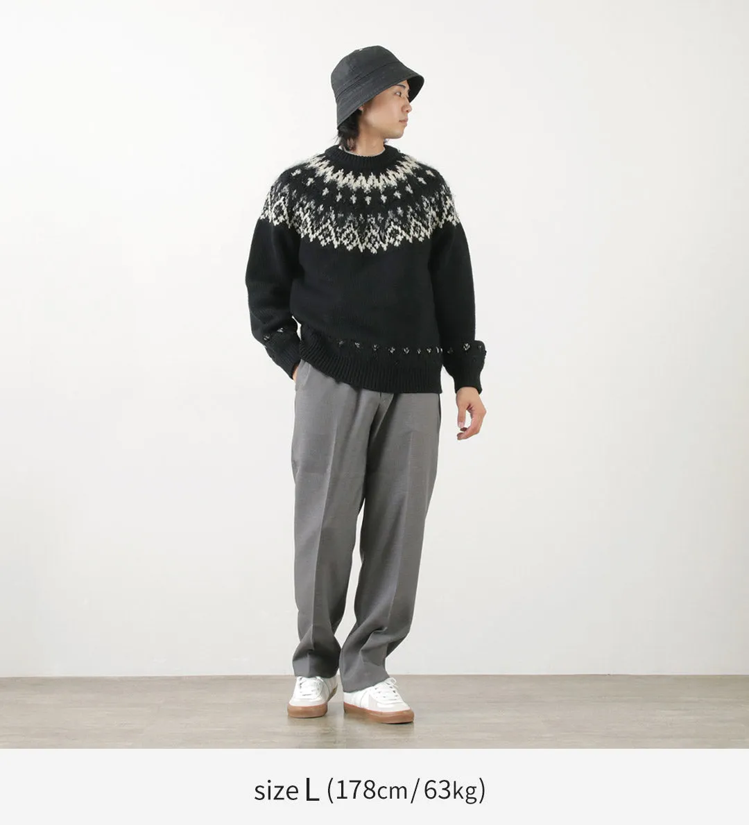 COOHEM / Nordic Knit Pullover