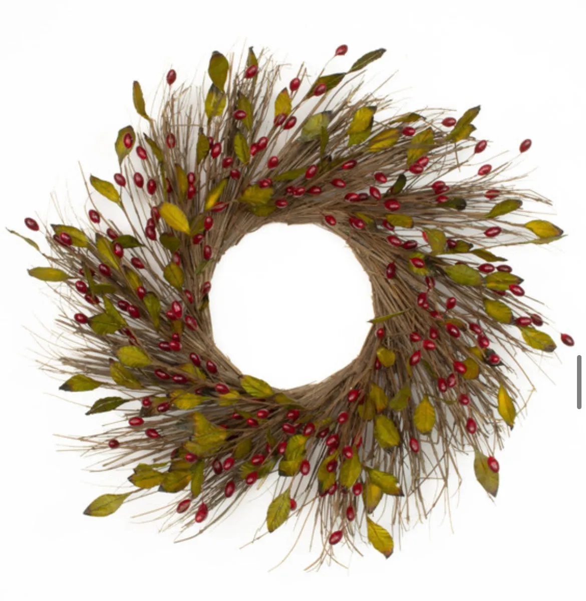 CRANBERRY SPIRAL WREATH