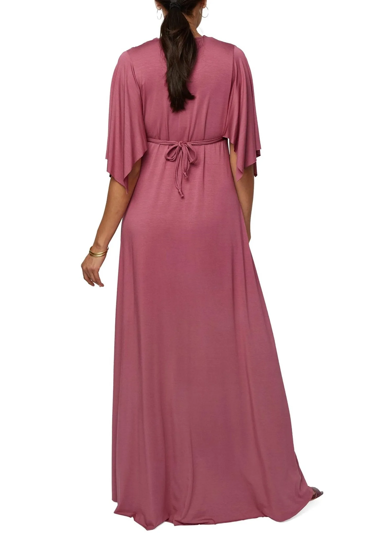 Dahlia Long Maternity Caftan Dress