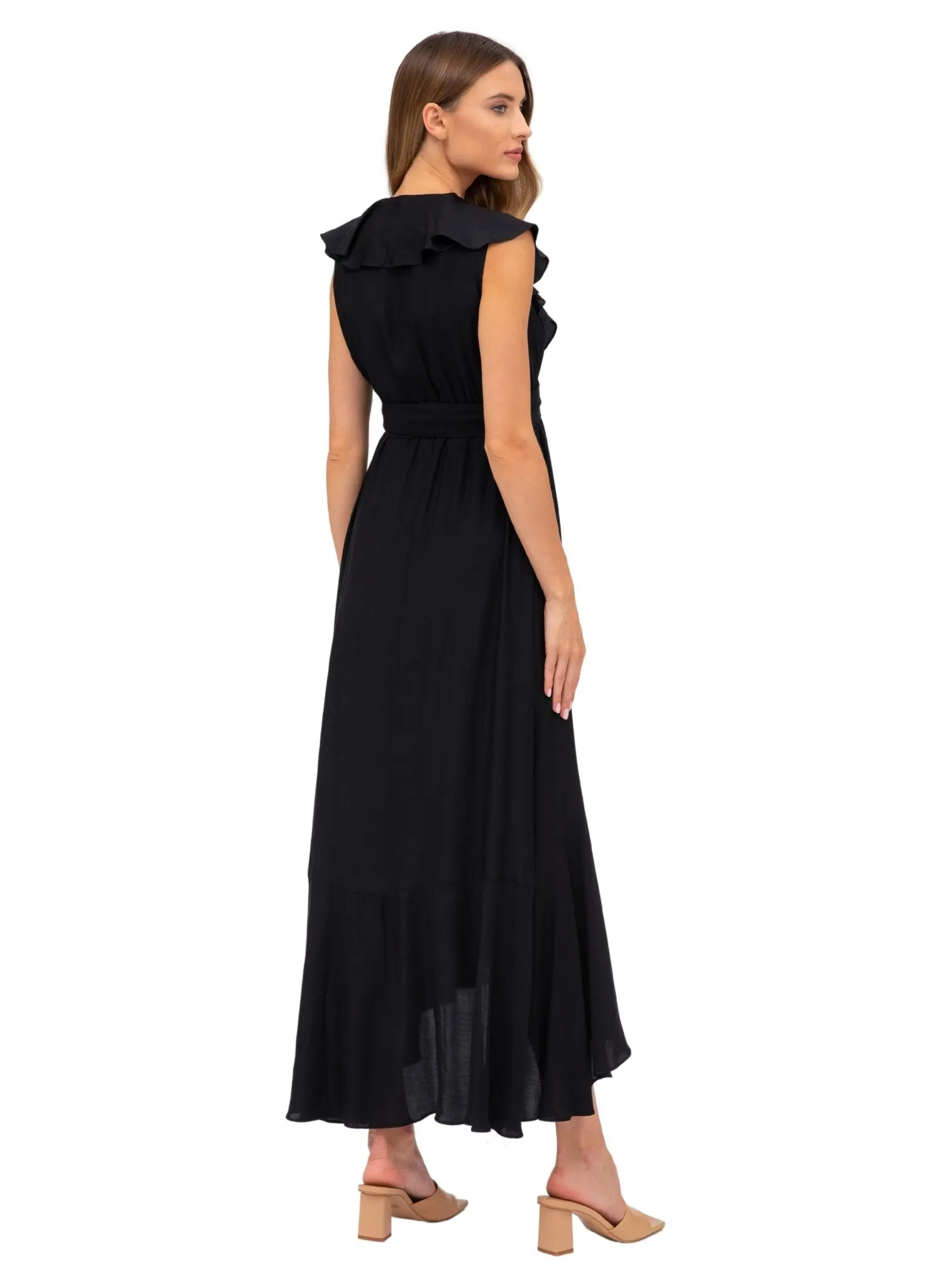 Dorothea Maternity Evening Dress - Black