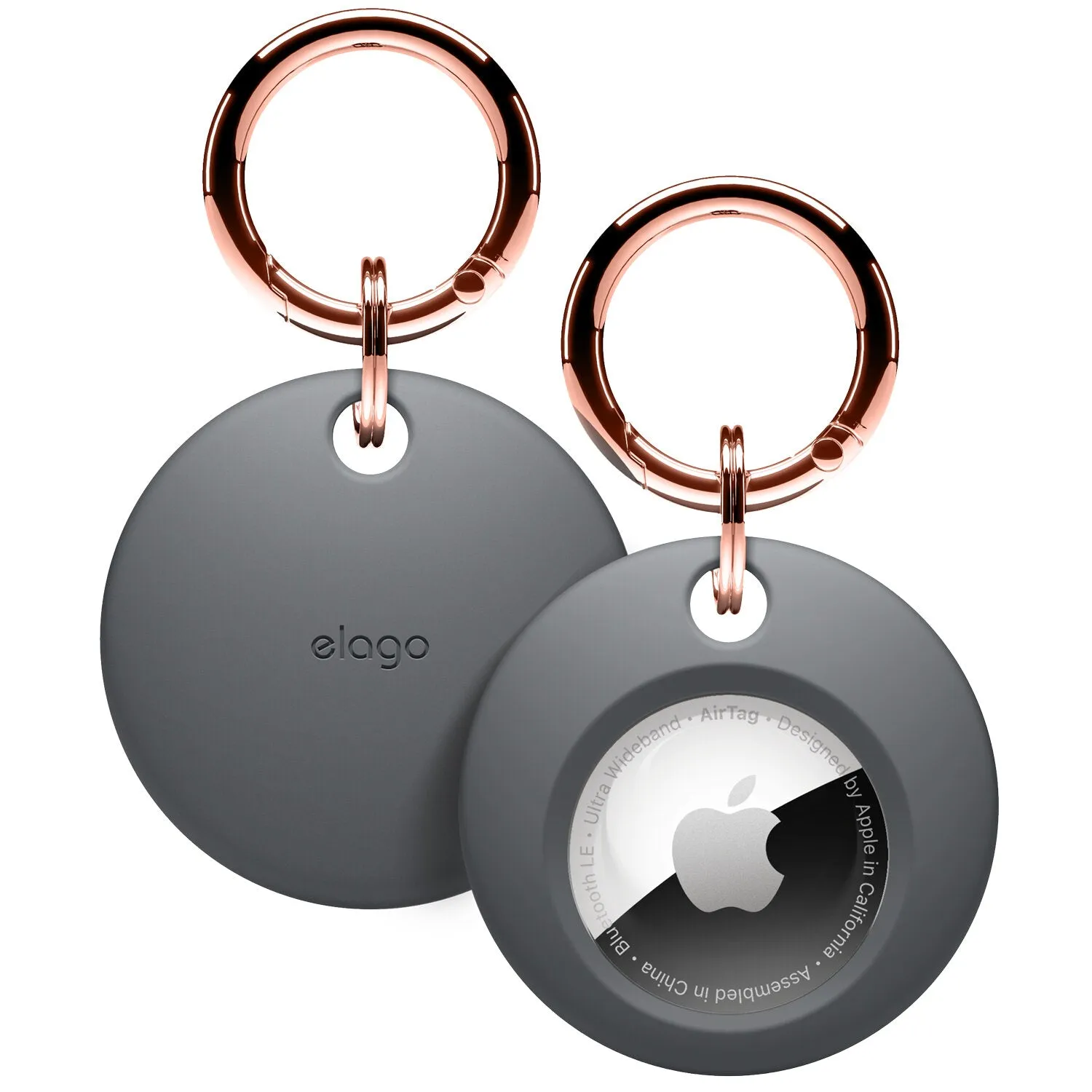 ELAGO Basic Case with Keychain for AirTag